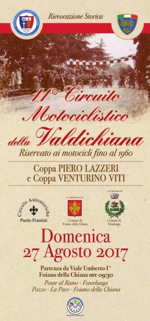 11° Circuito Motociclistico della Valdichiana 2017
